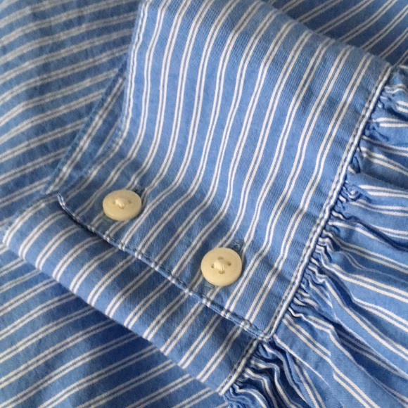 2X Old Navy Cotton Puff Sleeve Henley Top - Picture 8 of 9